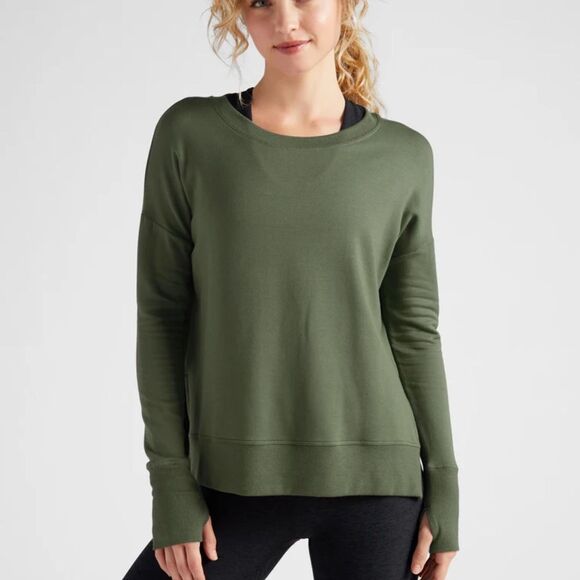 Interval Flex Pullover Four Leaf Clover S NWOT - Picture 1 of 9